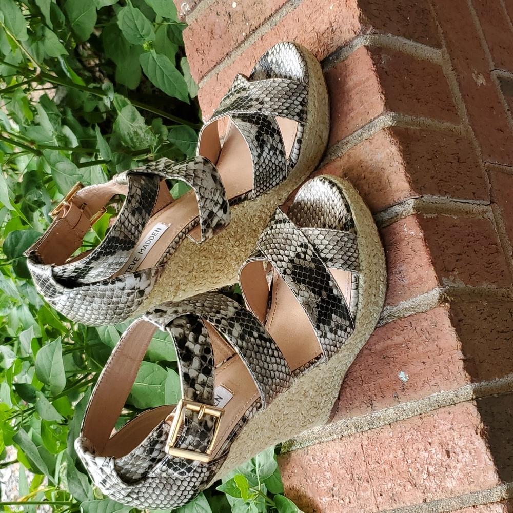 Steve Madden wedges - sz. 9.5 - Picture 2 of 8